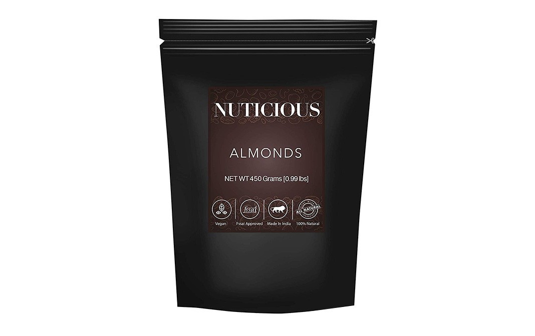 Nuticious Almonds    Pack  450 grams